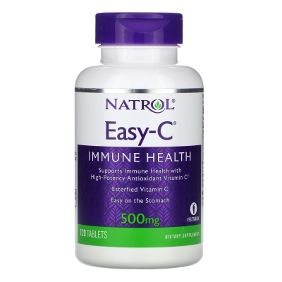  NATROL Easy-C  500 mg with Bios 120 