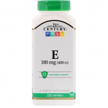 Витамины 21st Century E-400 250 капсул