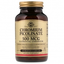 Витамины Solgar Chromium Picolinate 500 mcg 120 капсул