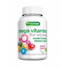 Витамины Quamtrax Nutrition Mega Vitamins for Women 60 таблеток